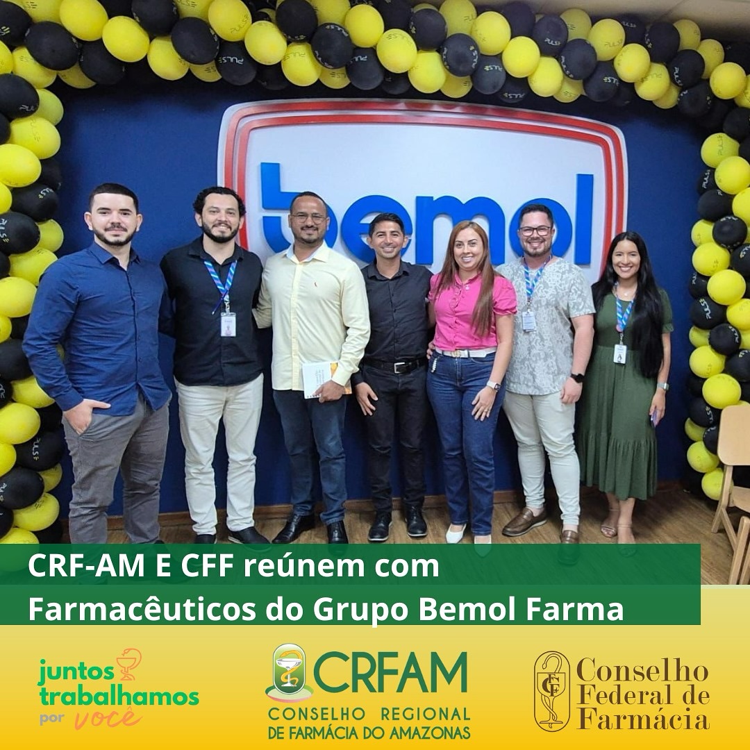 CRF-AM se reúne com Farmacêuticos do Grupo Bemol Farma