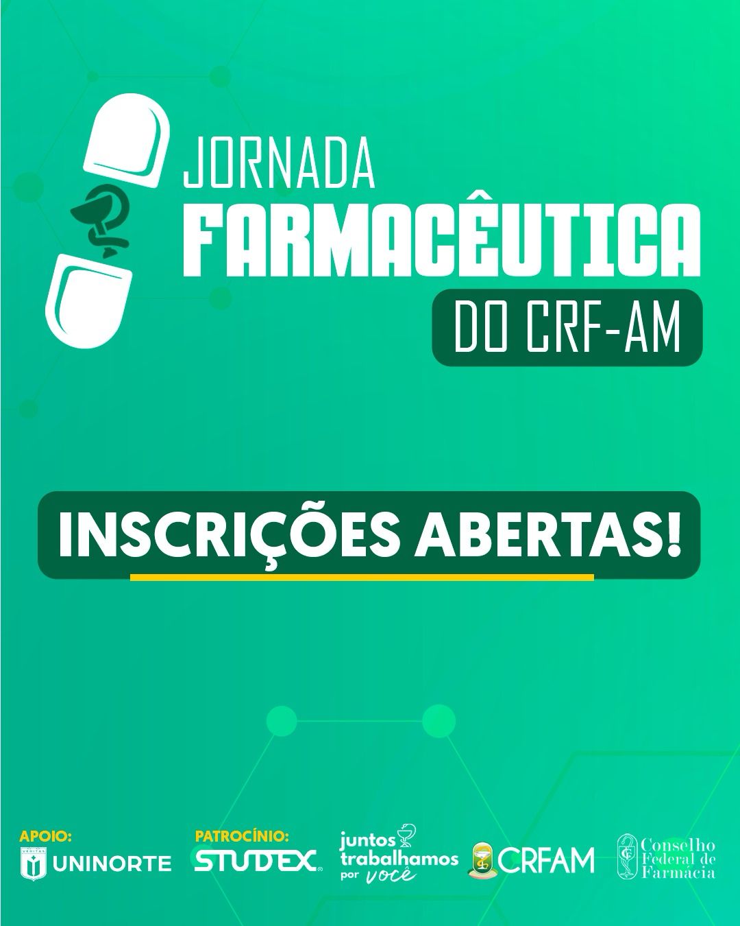 CRF-AM abre inscrições para Jornada Farmacêutica