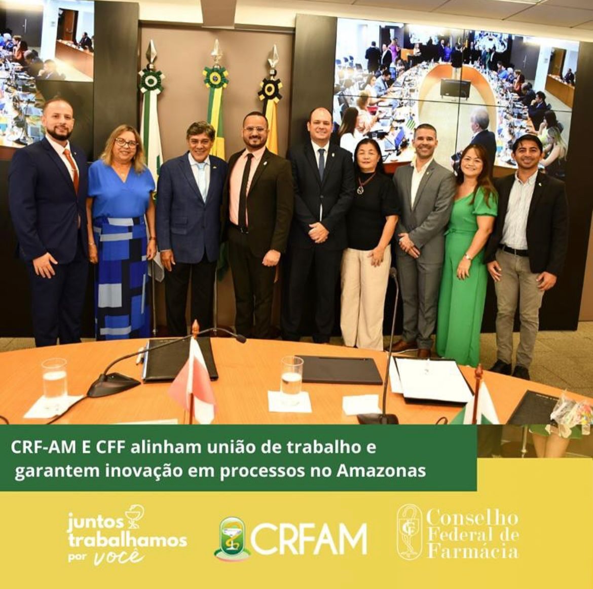 Diretoria do CRF-AM cumpre agenda em Brasília