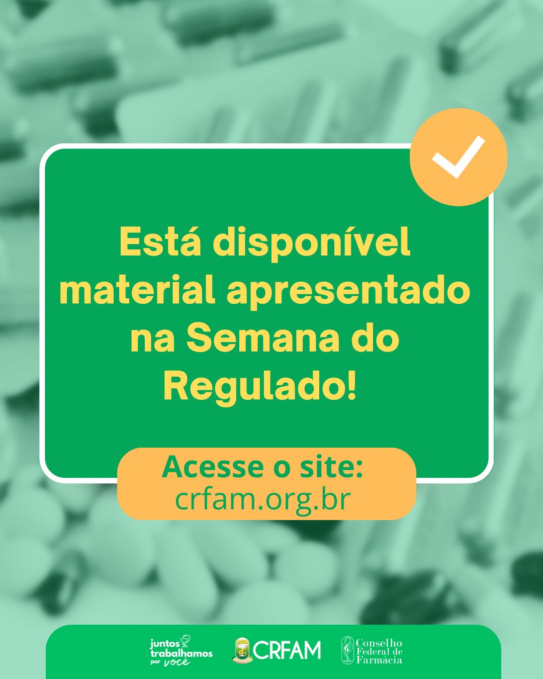 CRF-AM disponibiliza material apresentado na 2ª Edição da Semana do Regulado da Visa Manaus